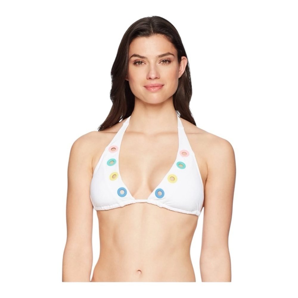 Bleu Rod Beattie Hole in One Triangle Bikini Top NWT